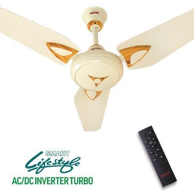 Royal Smart Crescent Décor AC/DC Ceiling Fan - Brighto Fans